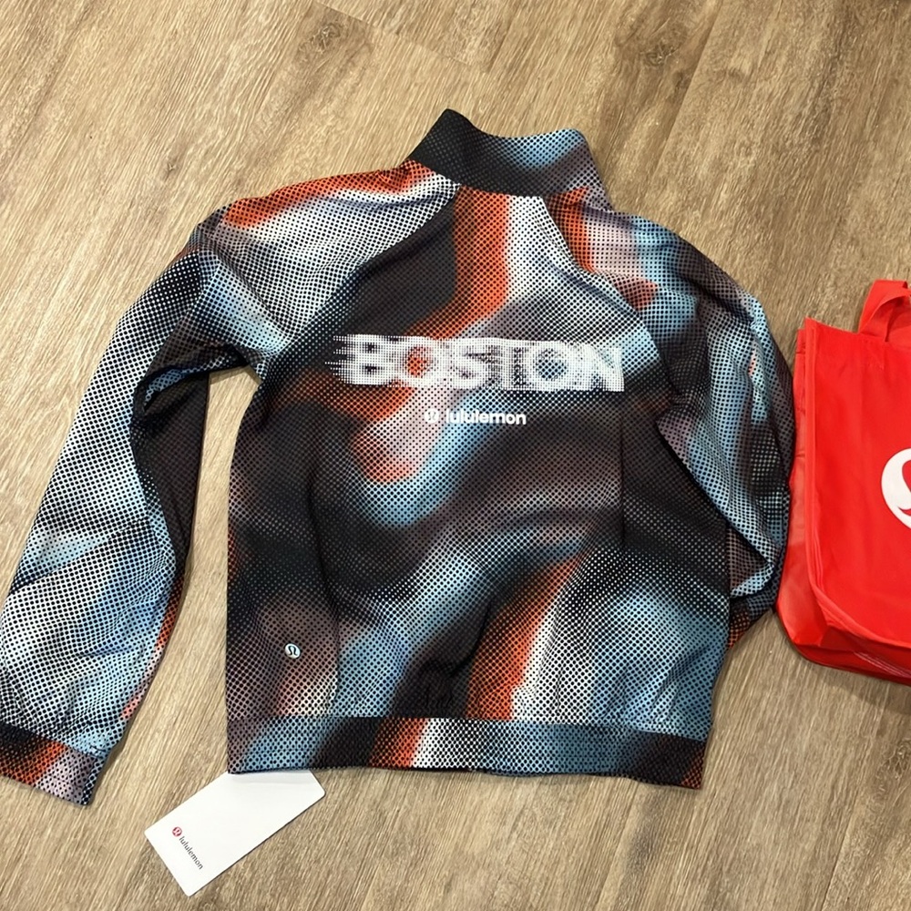 Lululemon Boston Marathon adapted state track jacket 8